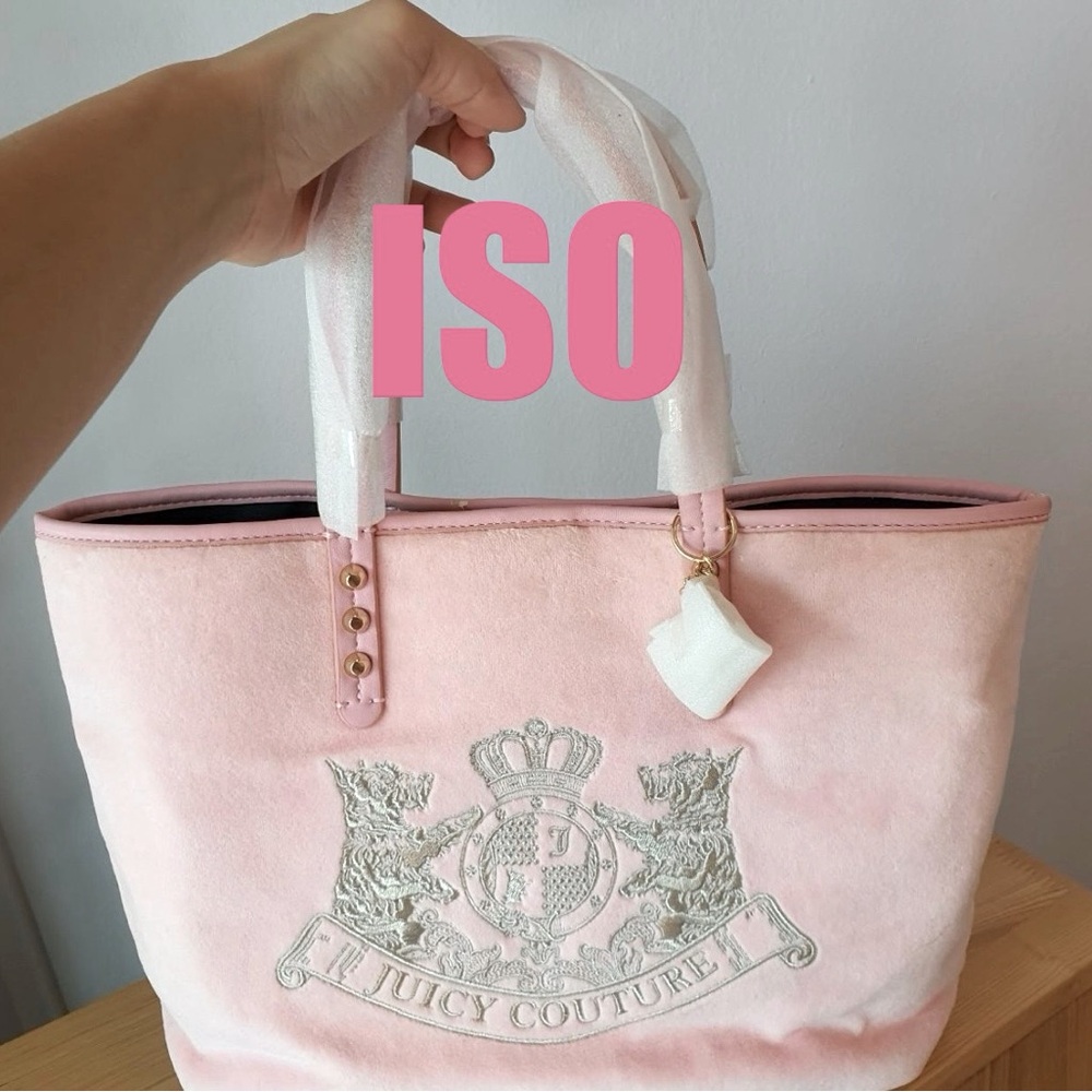 In search of Juicy Couture baby pink mini tote